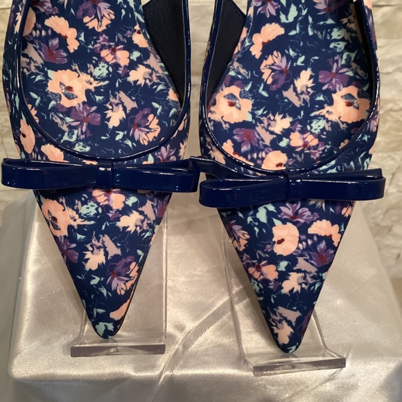 Jeffrey Campbell Floral Slingback Kitten Heels - Picture 5 of 10